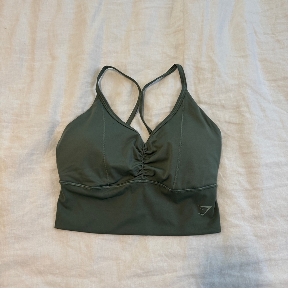 Gymshark Dark Green Sports Bra